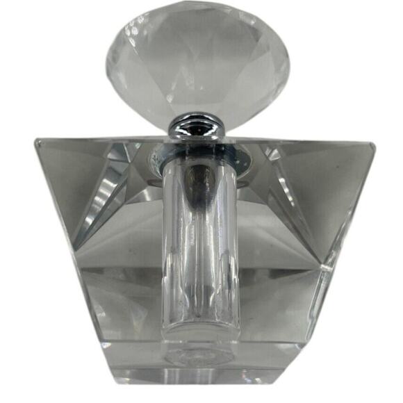 Lot of 2 Glass Crystal Perfume Bottle - Picture 12 of 12